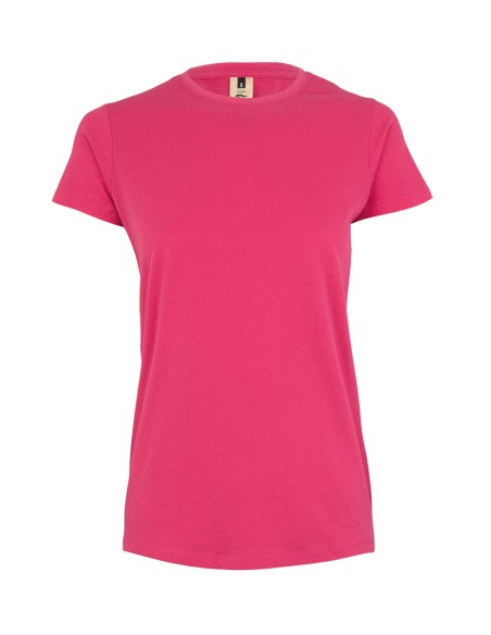 MK170CV.CAMISETA MANGA CORTA MUJER FUCHSIA  S-2XL